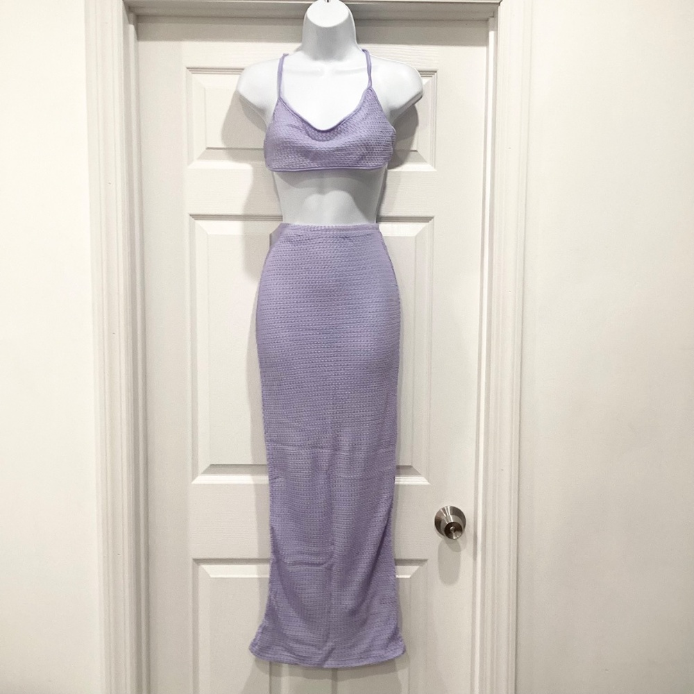 SHEIN Halter top & Skirt Set